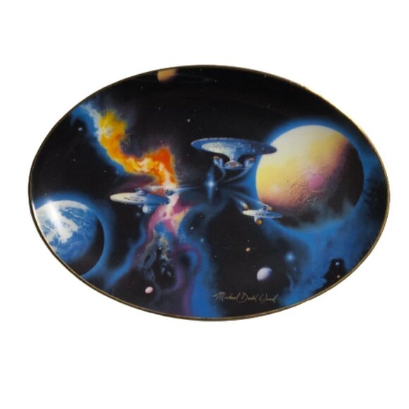 Star Trek Space, the Final Frontier Collector's Plate The Hamilton Collection #S - Picture 1 of 5